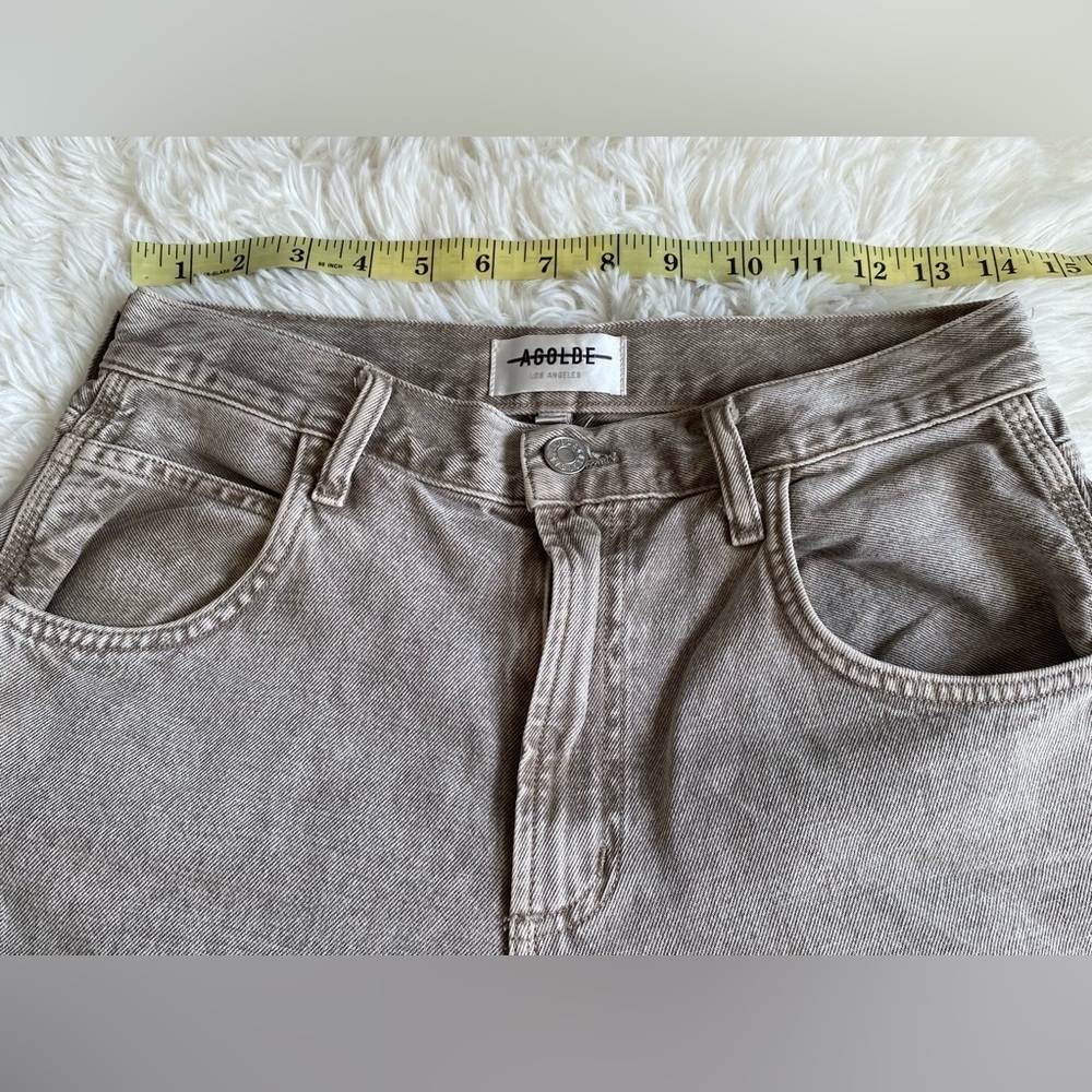 AGOLDE Magda Carpenter Jean in Drab - Picture 9 of 11